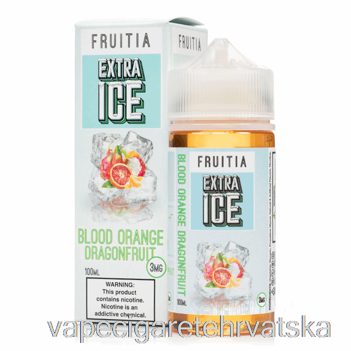 Vape Hrvatska Krvava Naranča Dragonfruit - Extra Ice - Fruitia - 100ml 0mg